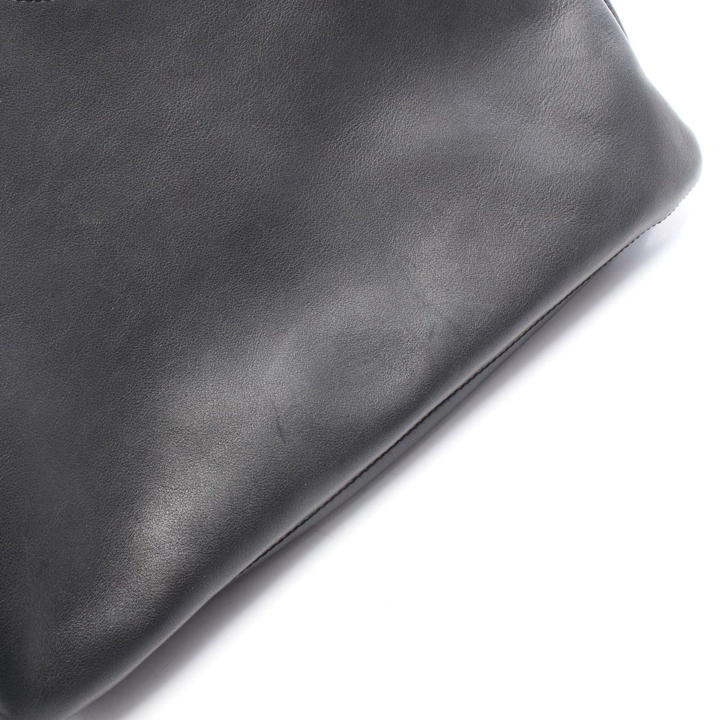 Chanel Tote CC Logo Black Lambskin — view 7