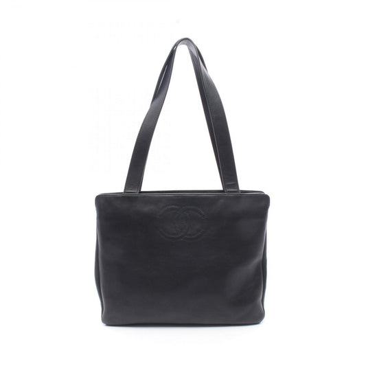 Chanel Tote CC Logo Black Lambskin