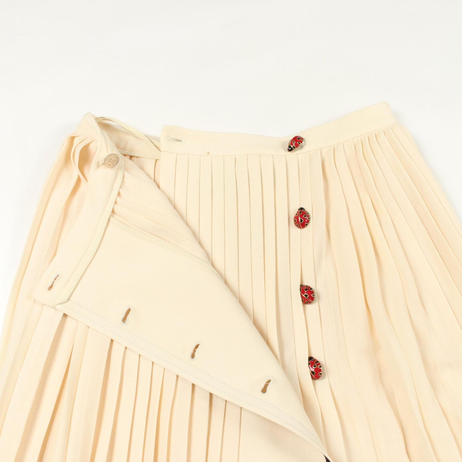 Gucci Skirt Ladybug Pleated Wool — view 6