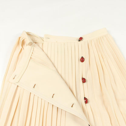 Gucci Skirt Ladybug Pleated Wool — view 6