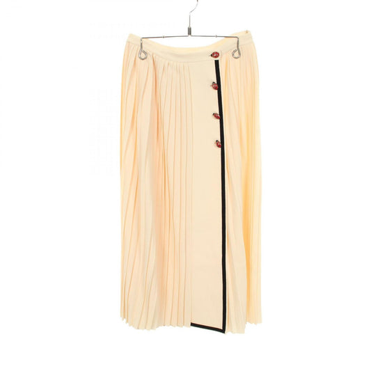 Gucci Skirt Ladybug Pleated Wool