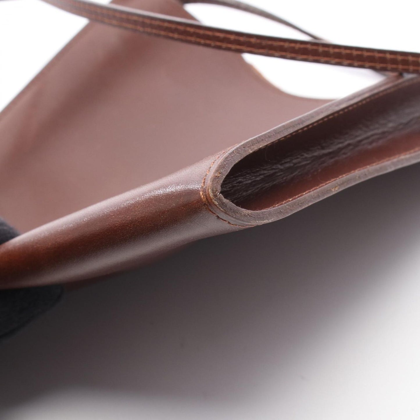 Hermes Shoulder Bag Onimetou Noisette Calf — view 9