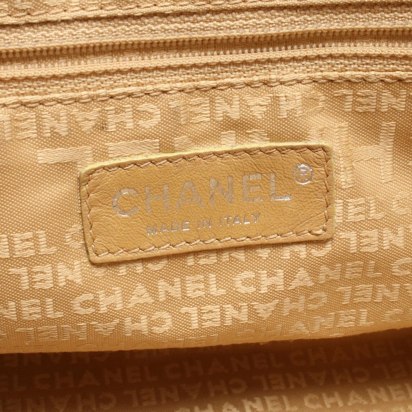 Chanel Handbag Embossed Logo Tassel Black Leather Fringe Hand — view 4