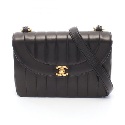 Chanel Shoulder Bag Mademoiselle Black Lambskin