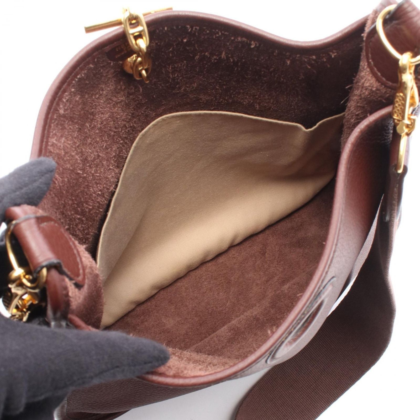 Hermes Shoulder Bag Vespa PM Noisette — view 3