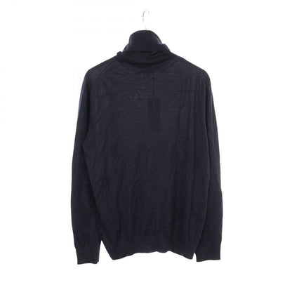 Dior Knit Bee Embroidery Turtleneck Cashmere Sweater — view 2