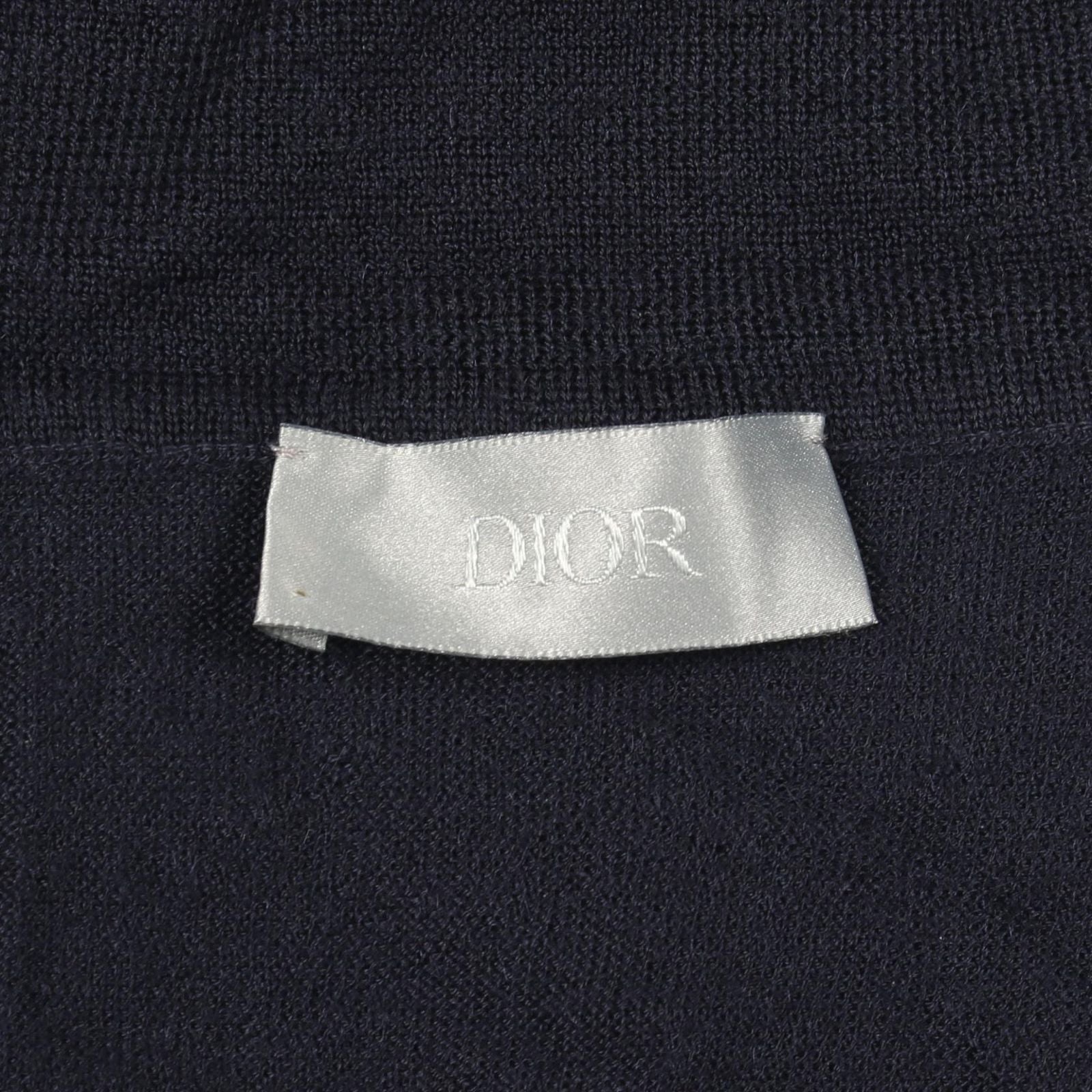 Dior Knit Bee Embroidery Turtleneck Cashmere Sweater — view 3