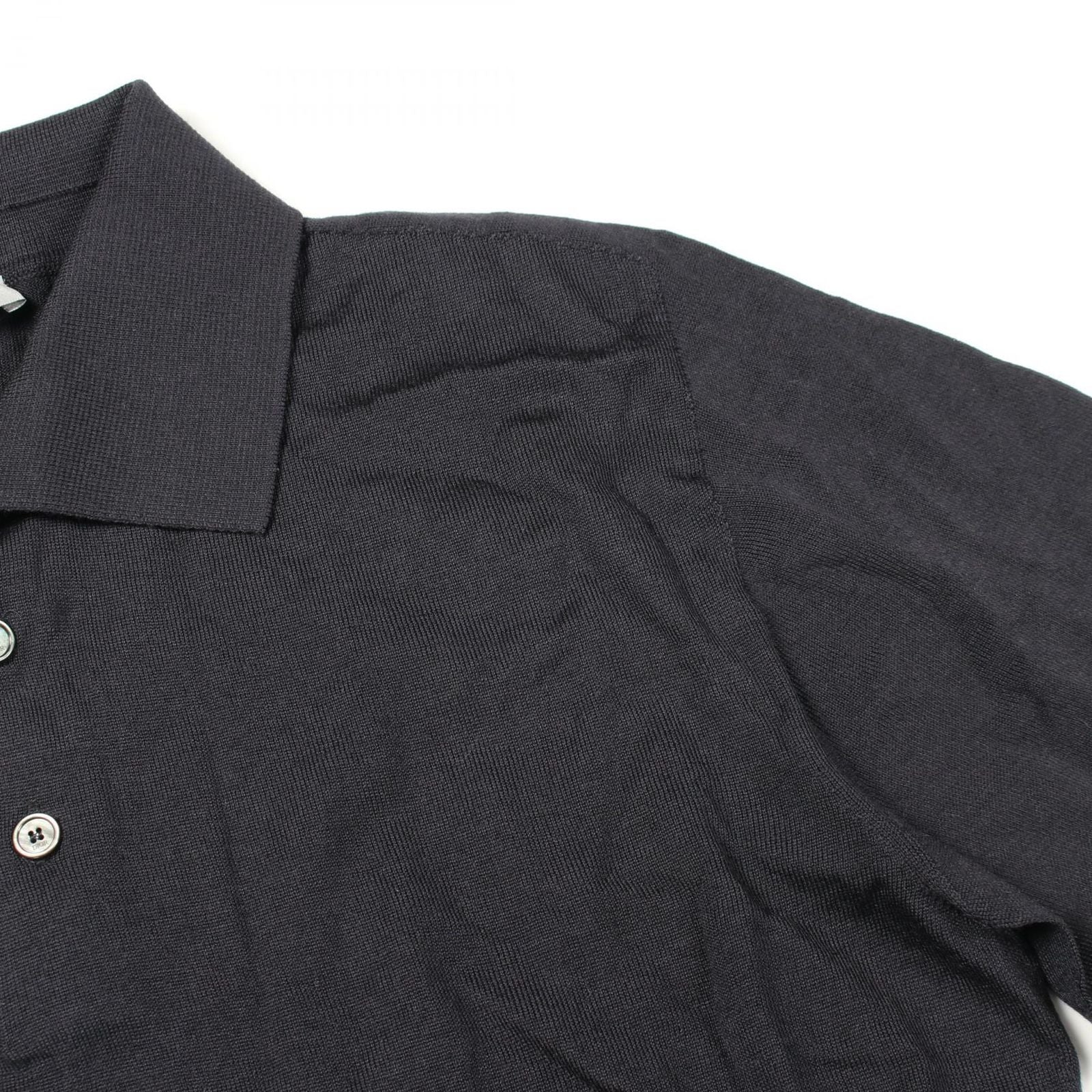Dior Polo Shirt Bee Embroidery Long Sleeve Wool — view 5