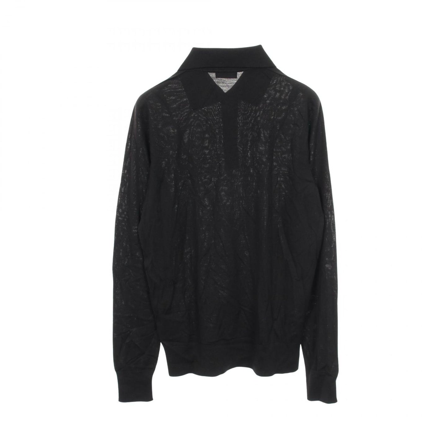 Dior Polo Shirt Bee Embroidery Long Sleeve Knit Wool — view 2