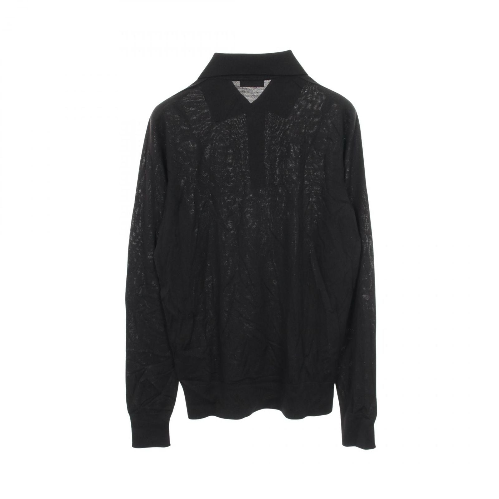 Dior Polo Shirt Bee Embroidery Long Sleeve Knit Wool — view 2