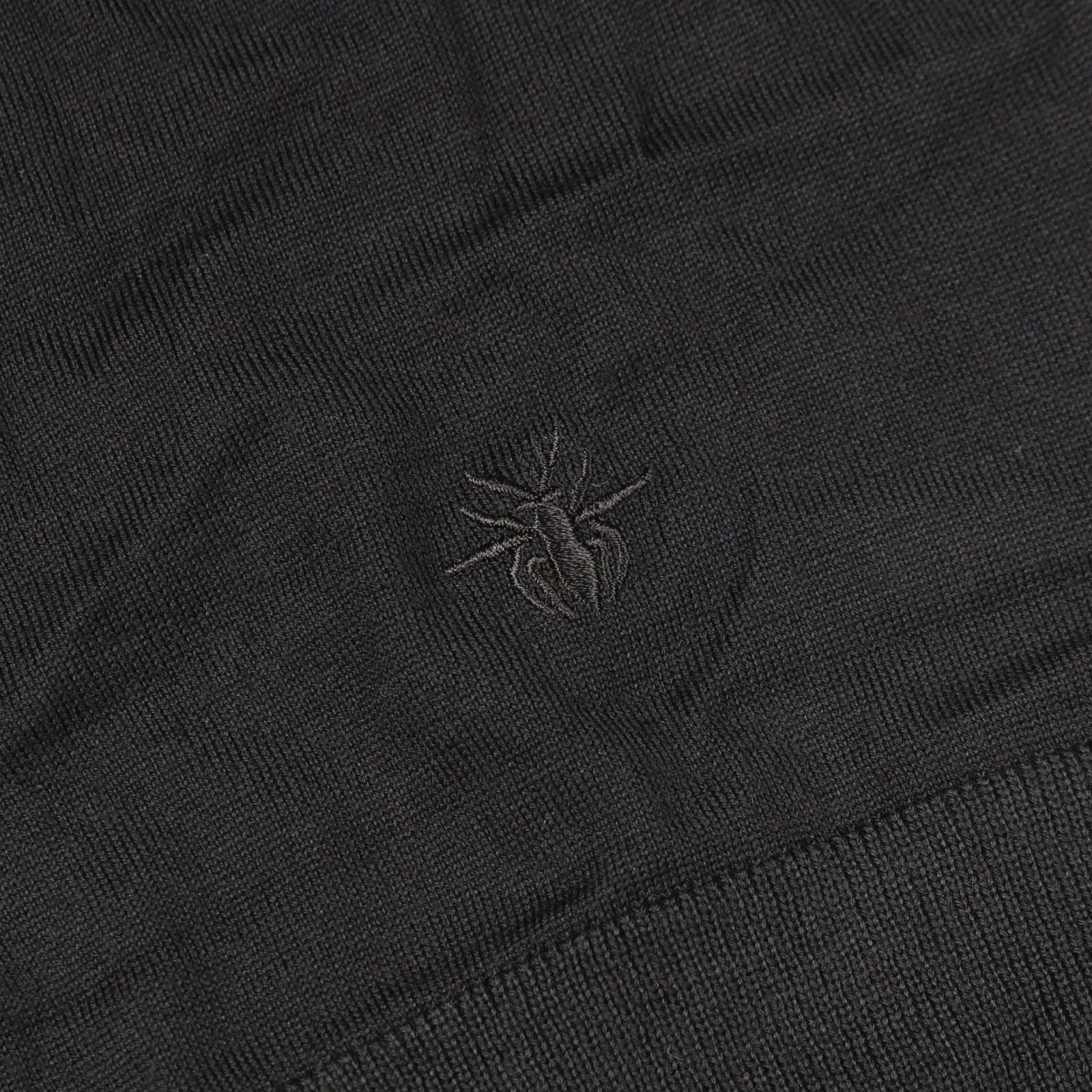 Dior Polo Shirt Bee Embroidery Long Sleeve Knit Wool — view 6