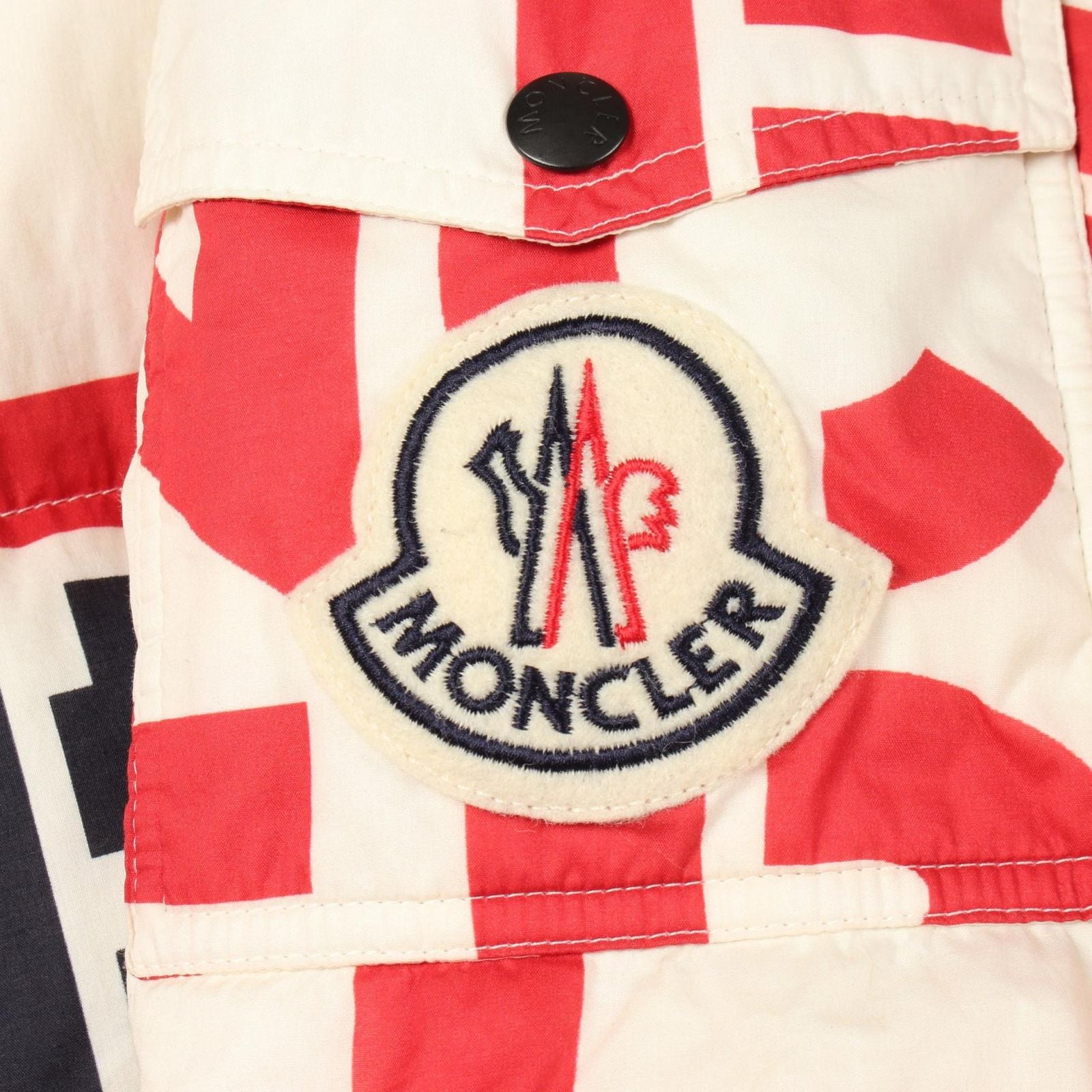 Moncler Down Jacket Genius 2 Jehan White Red — view 7
