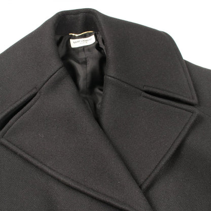 Saint Laurent Paris Melton Coat Wool — view 8