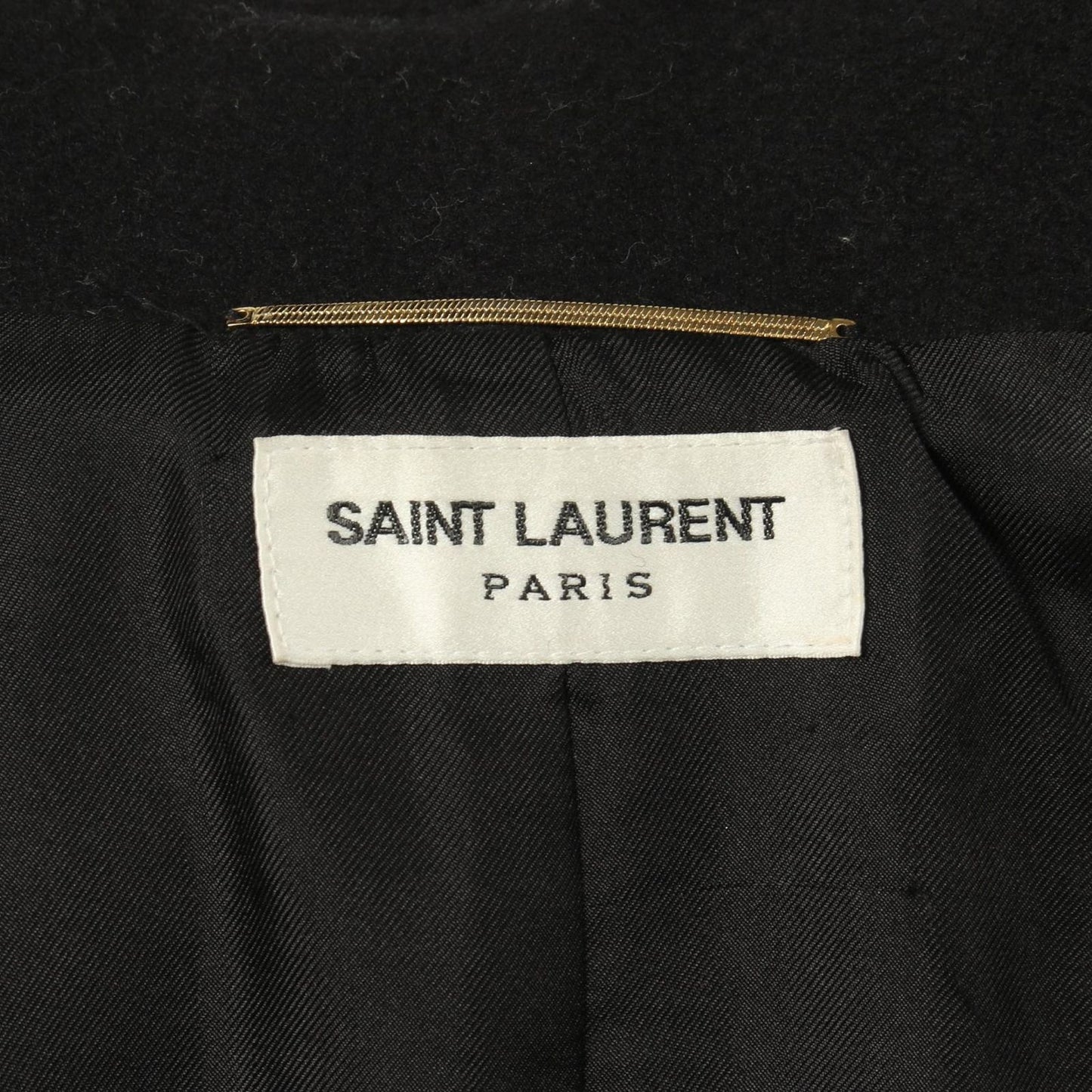 Saint Laurent Paris Melton Coat Wool — view 3