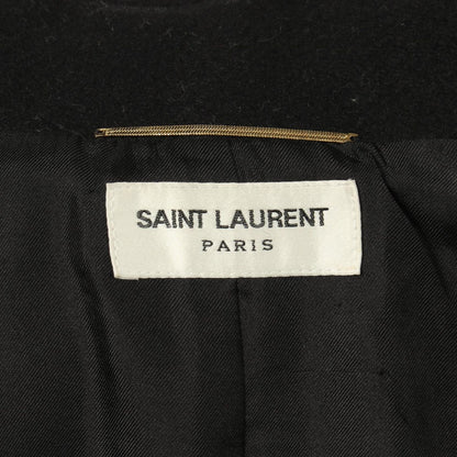 Saint Laurent Paris Melton Coat Wool — view 3