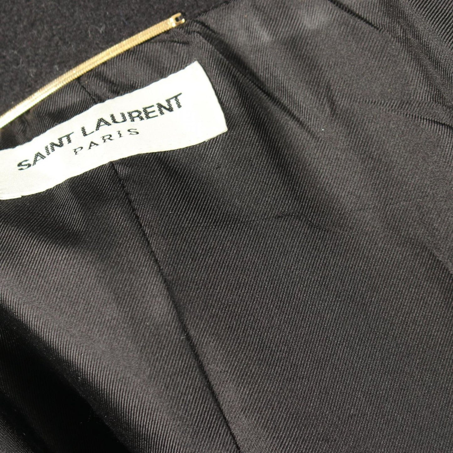 Saint Laurent Paris Melton Coat Wool — view 7