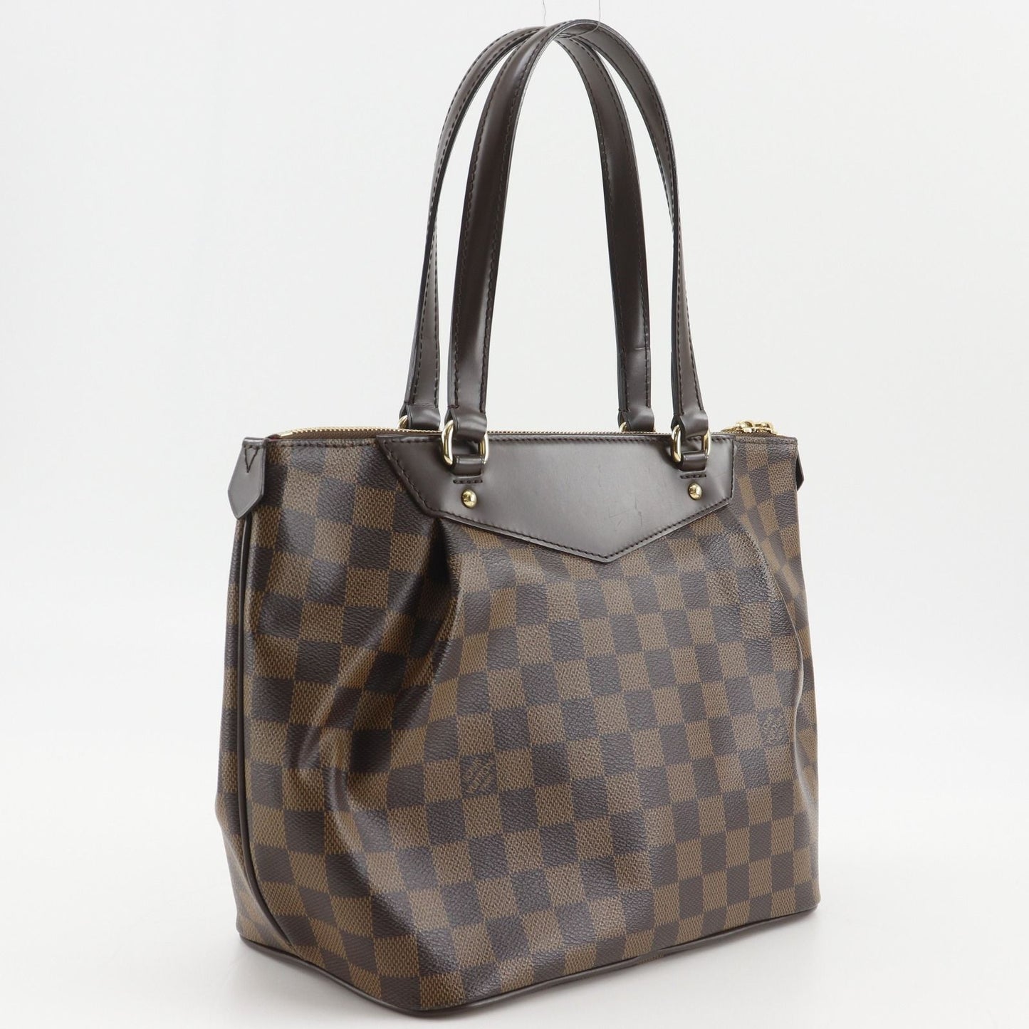 Louis Vuitton PM Damiercanvas Brown LadyTote Bag — view 3