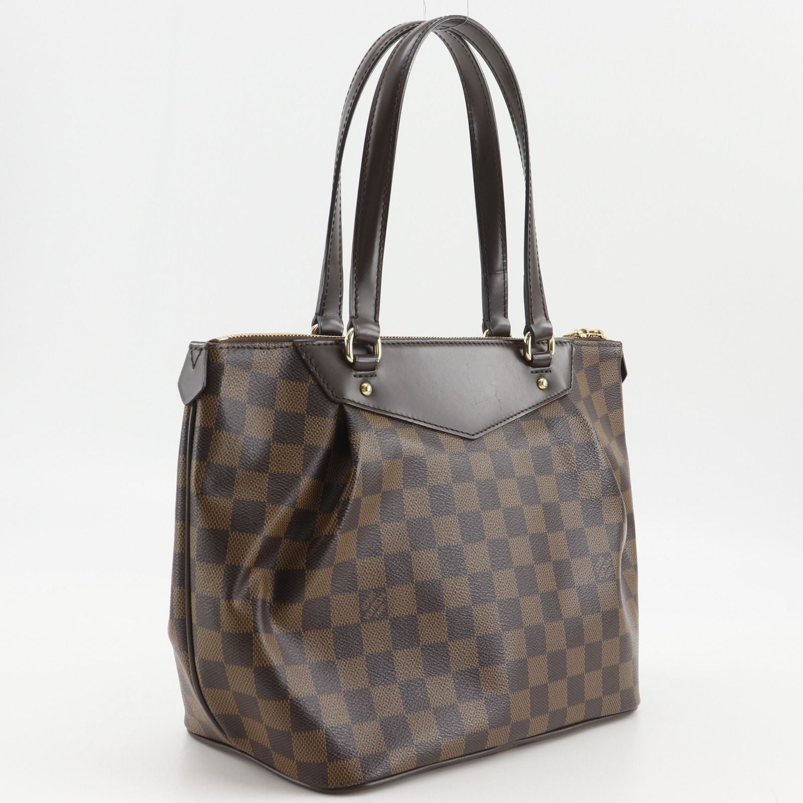 Louis Vuitton PM Damiercanvas Brown LadyTote Bag — view 3