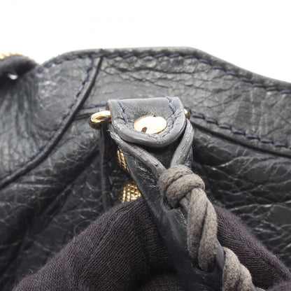 Balenciaga Handbag Classic Mini City Charcoal Gray Leather — view 5