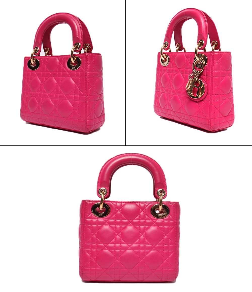 Dior 2-Way Shoulder Bag Ladydio Cannage LadyChristian — view 2