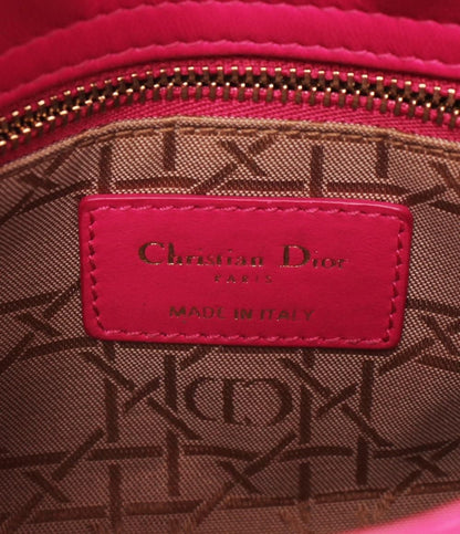 Dior 2-Way Shoulder Bag Ladydio Cannage LadyChristian — view 4