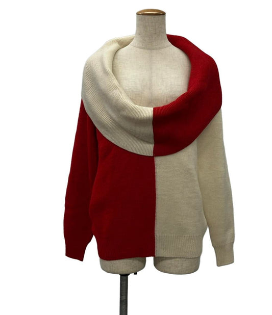 Gucci Knit Tagged Chunky Wool Belted Sweater LadySIZE