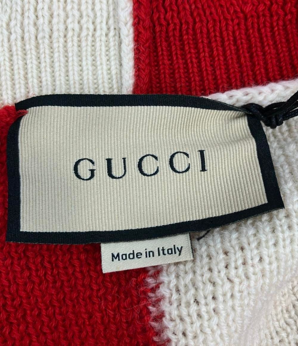 Gucci Knit Tagged Chunky Wool Belted Sweater LadySIZE — view 3