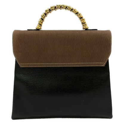 Loewe Handbag Black Da Ninebrown Leather — view 3