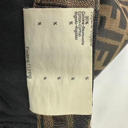 Fendi Pants Zucca FF Logo All Pattern Brown Black 42 — view 4