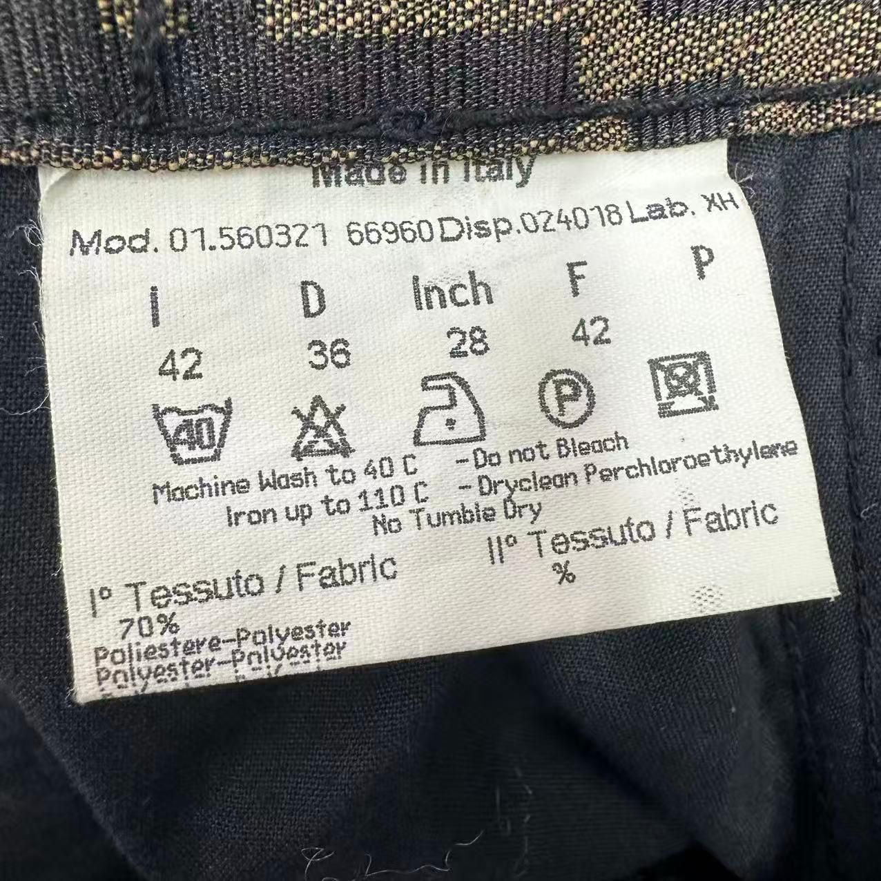 Fendi Pants Zucca FF Logo All Pattern Brown Black 42 — view 8