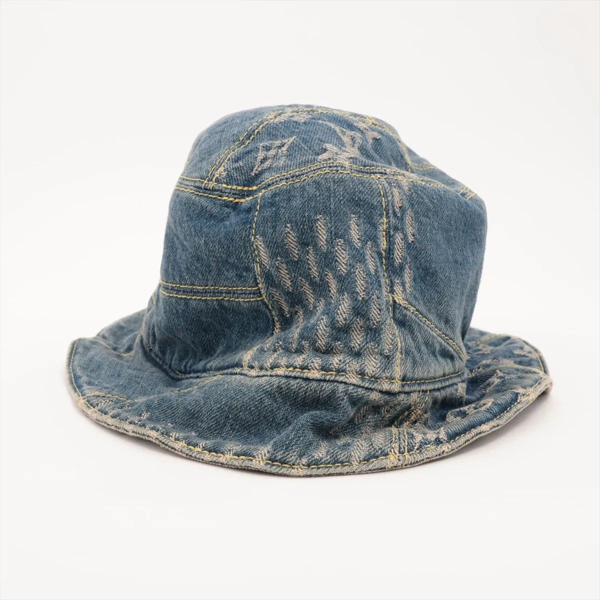 Louis Vuitton with Damier Monogram bule Hat MM — view 3