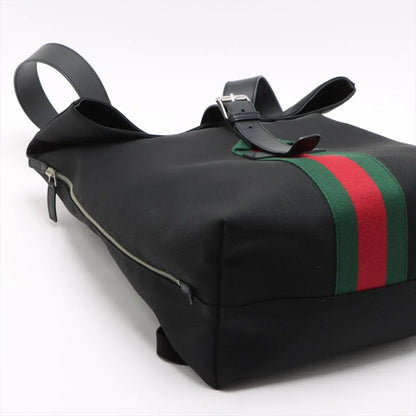 Gucci Sherry Line Sac Shoulder Bag Black Leather — view 4