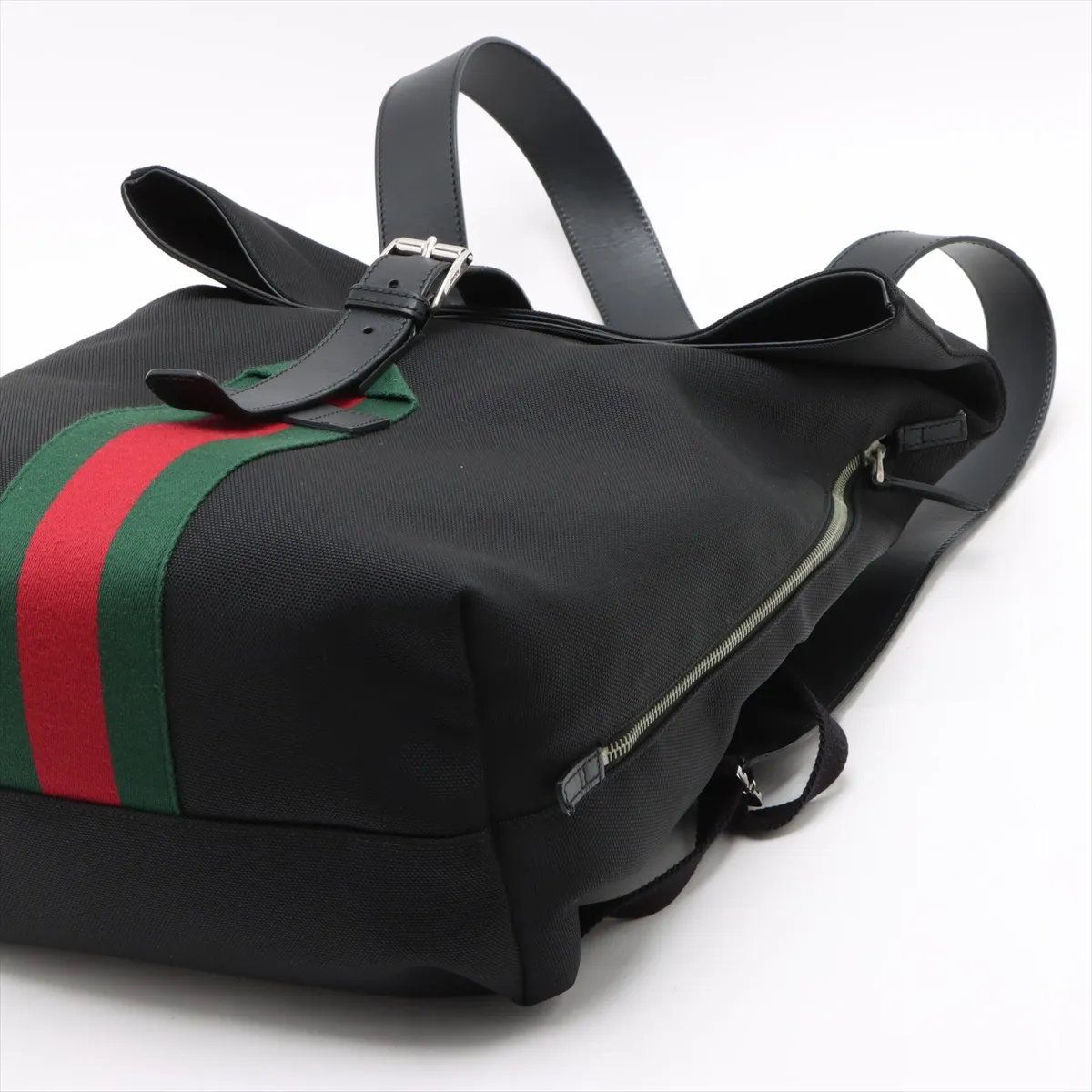 Gucci Sherry Line Sac Shoulder Bag Black Leather — view 3