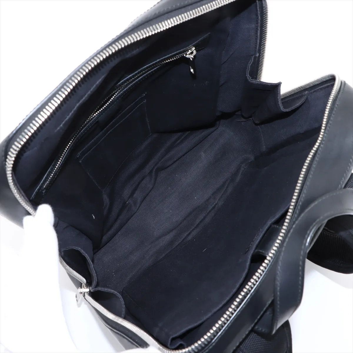 Gucci GG Sherry Line Leather Sac Bag Black — view 7