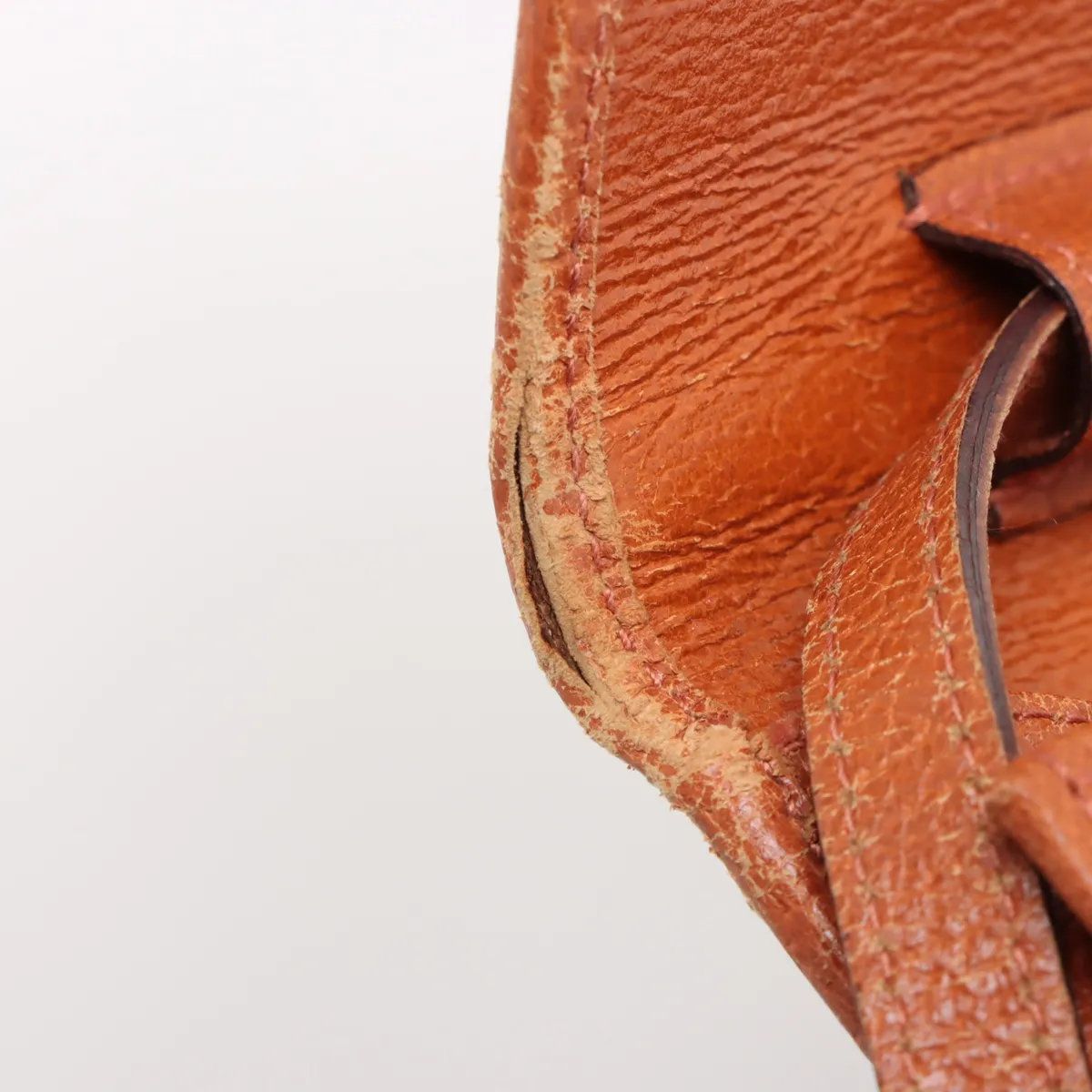 Gucci GG Canvas Bamboo Leather Shoulder Bag Crossbody Brown — view 9