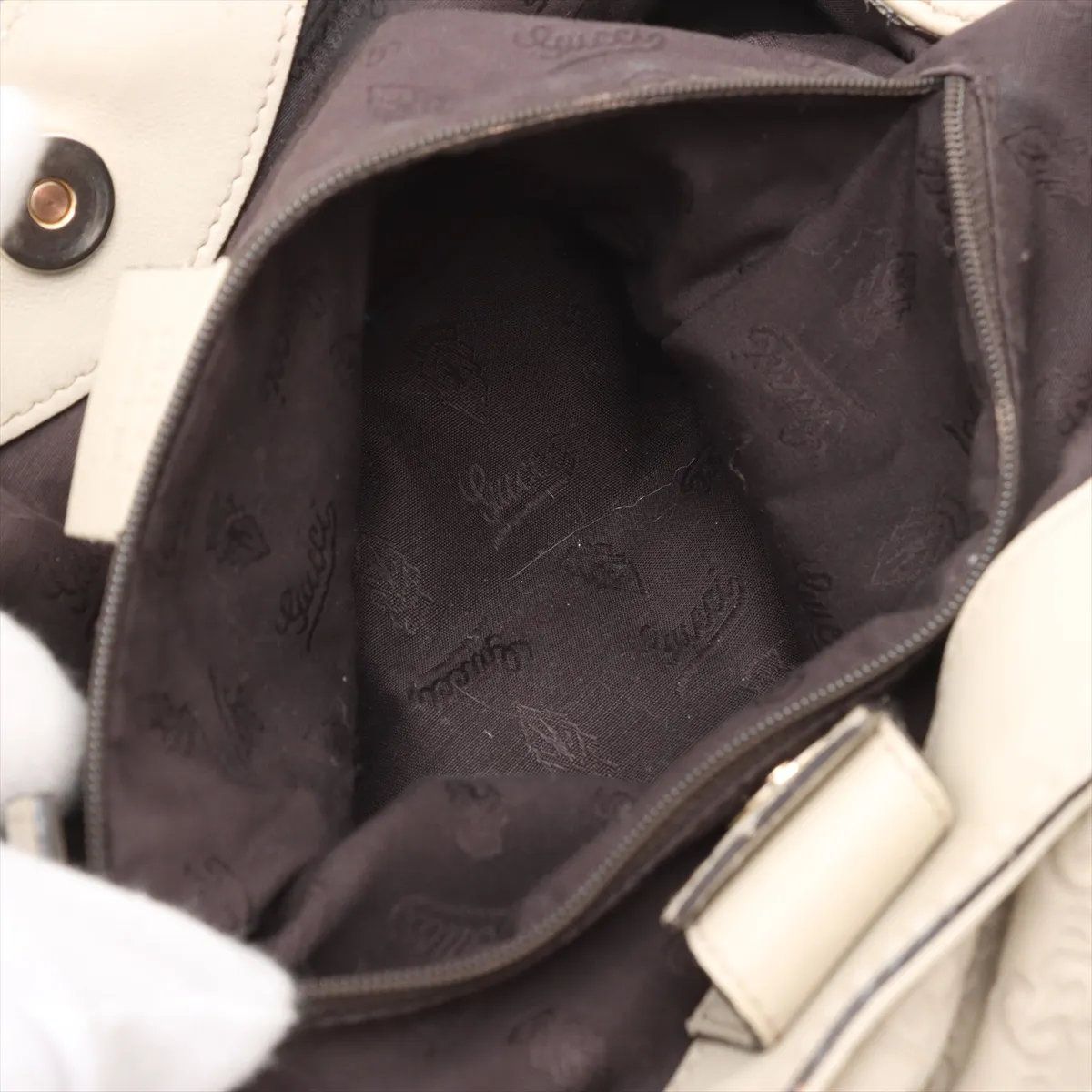 Gucci Guccissimatree Leather Tote Shoulder — view 8