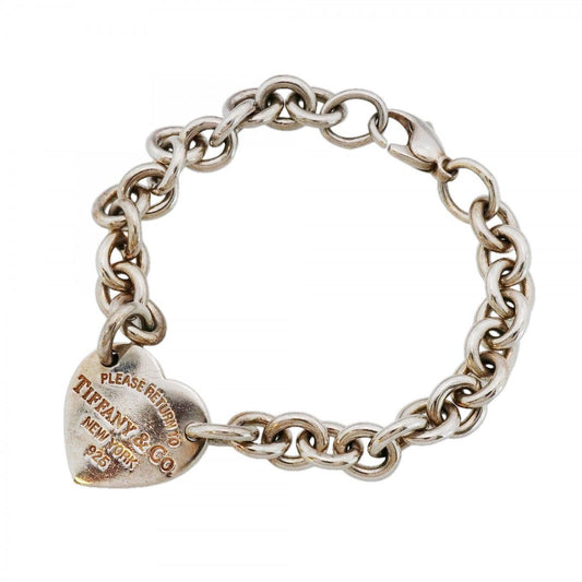 Tiffany & Co Bracelet Return Heart 925 Sterling Silver