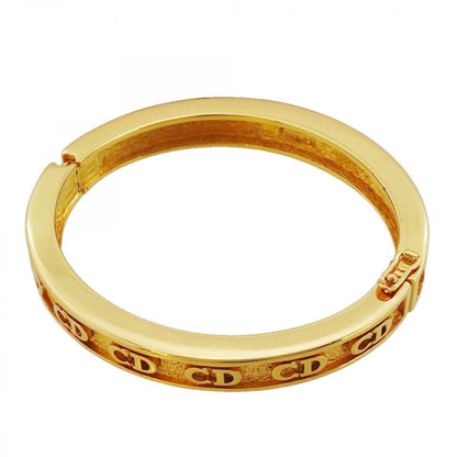 Dior Bangle CD Logo Gold Plated Bracelet