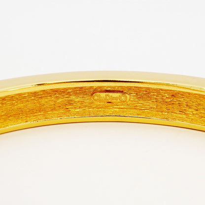 Dior Bangle CD Logo Gold Plated Bracelet — view 5