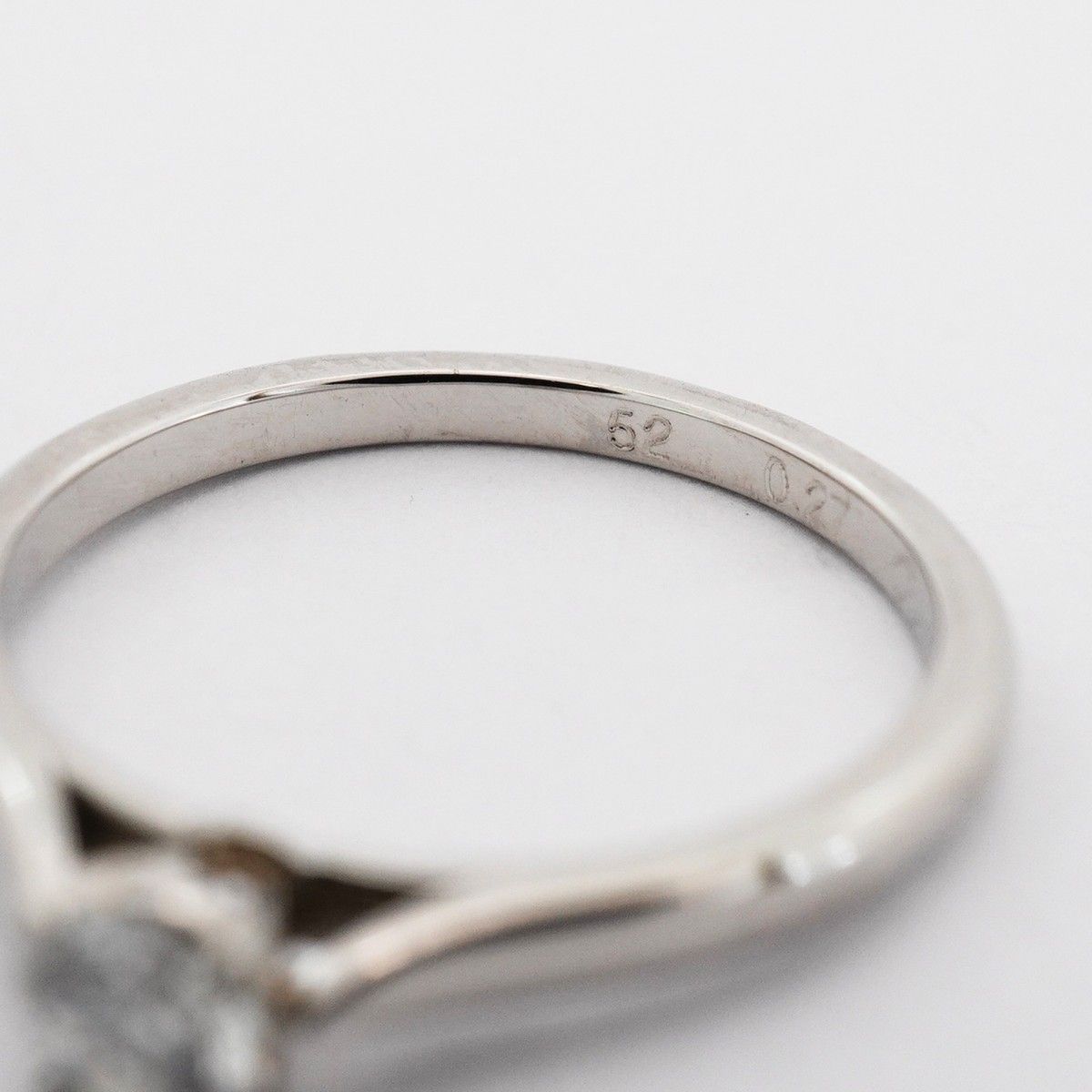 Cartier Ring Solitaire Platinum Diamond — view 4
