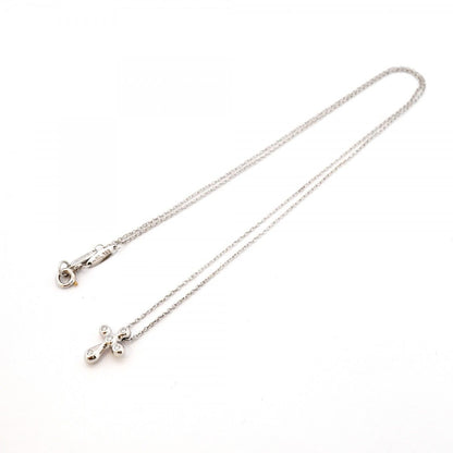 Tiffany & Co Necklace Small Cross Platinum Diamond — view 3