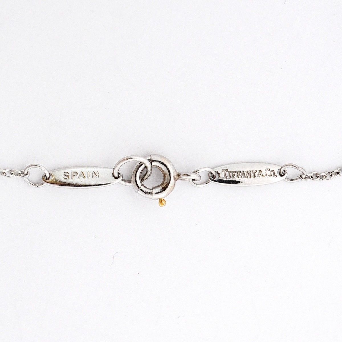 Tiffany & Co Necklace Small Cross Platinum Diamond — view 4
