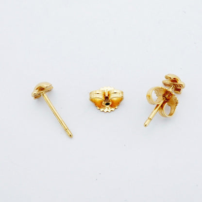 Tiffany & Co Earrings Cross Stitch 18k Yellow Gold — view 3