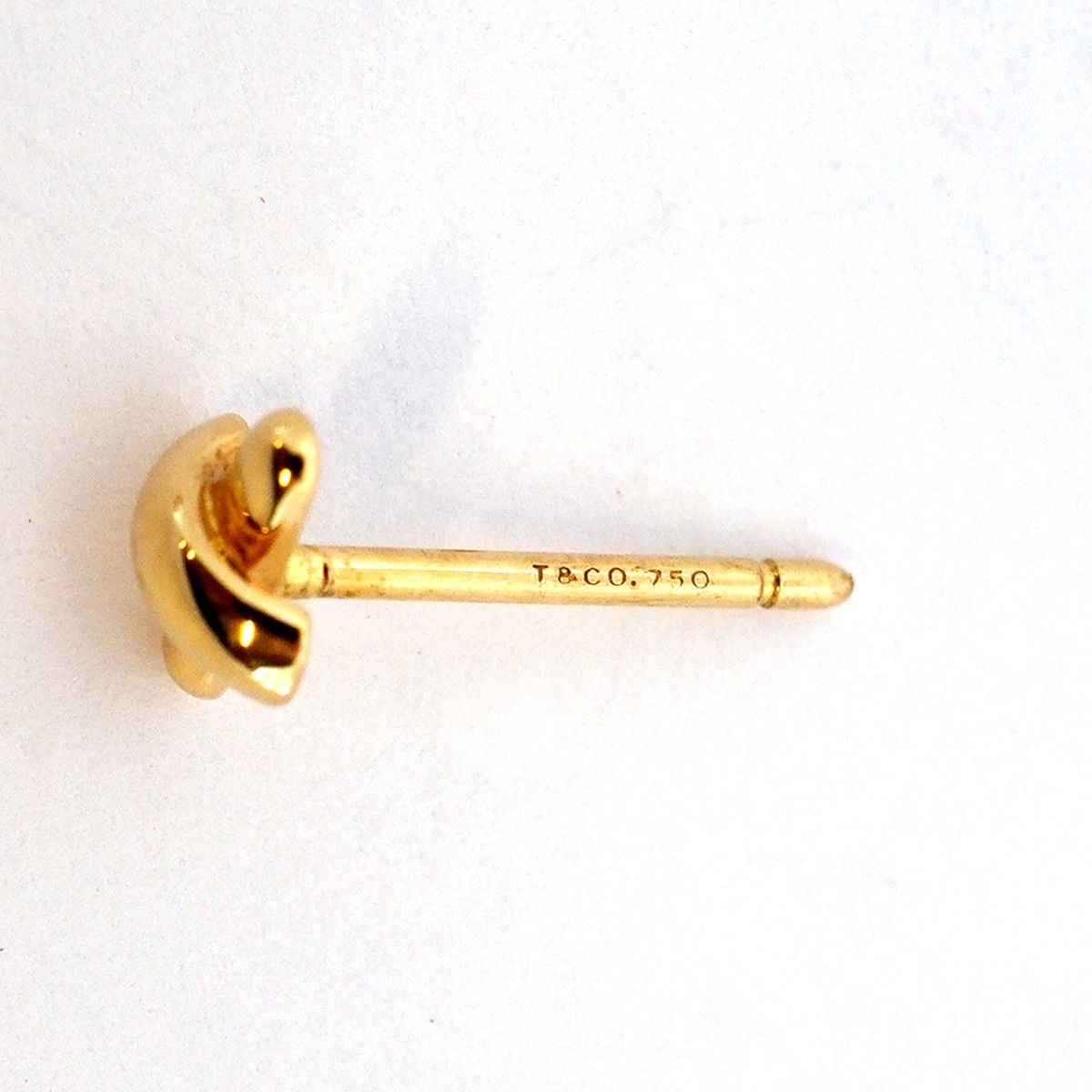 Tiffany & Co Earrings Cross Stitch 18k Yellow Gold — view 4