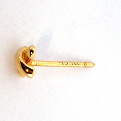 Tiffany & Co Earrings Cross Stitch 18k Yellow Gold — view 4