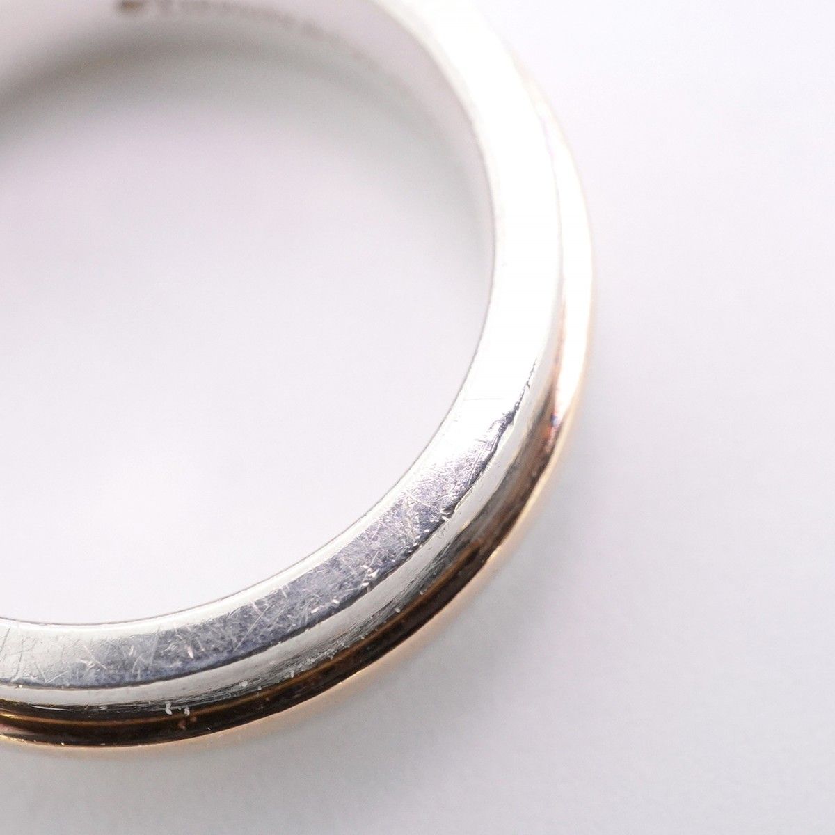 Tiffany & Co Ring Narrow 18k Pink Gold 925 Sterling Silver — view 7