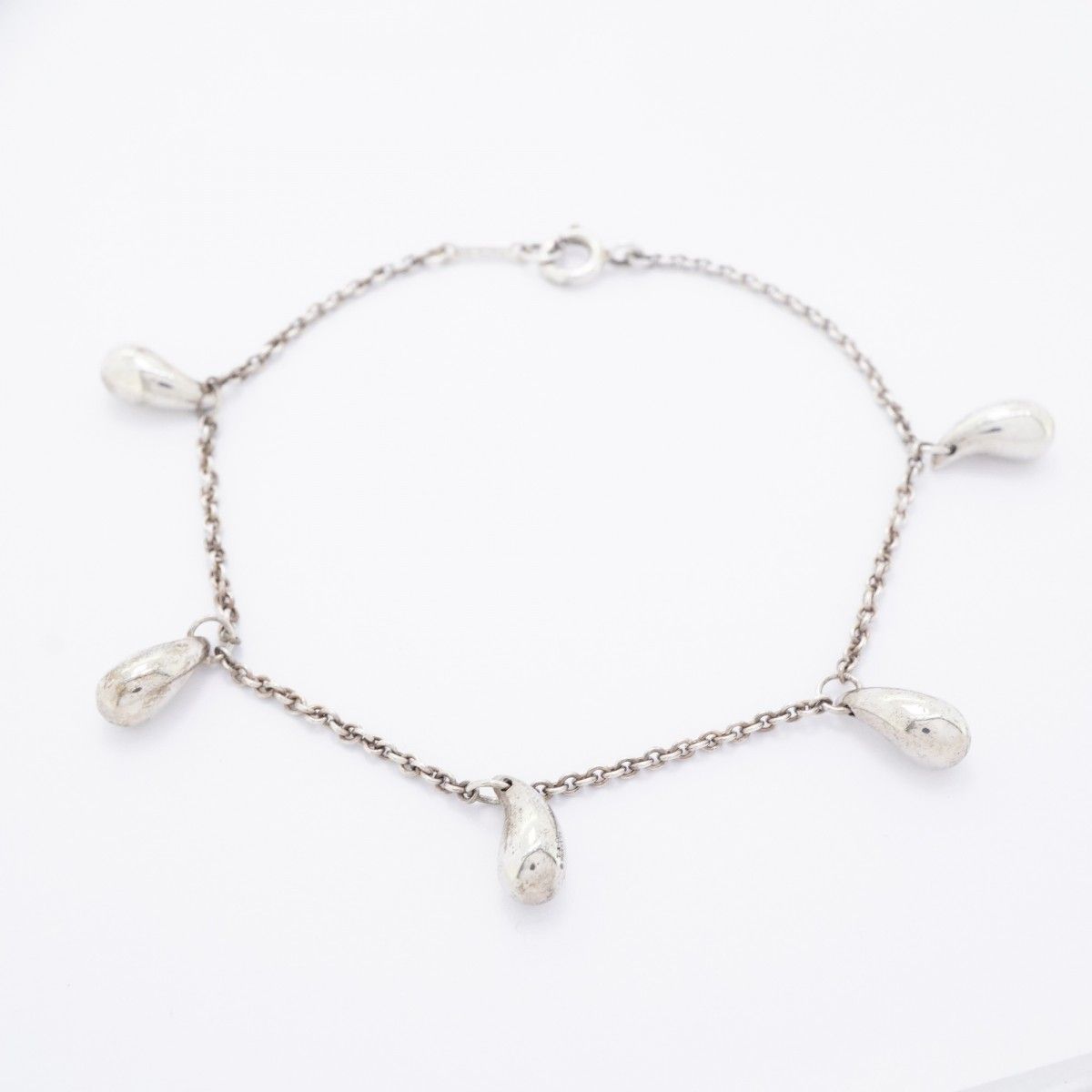 Tiffany & Co Bracelet Teardrop 925 Sterling Silver — view 3