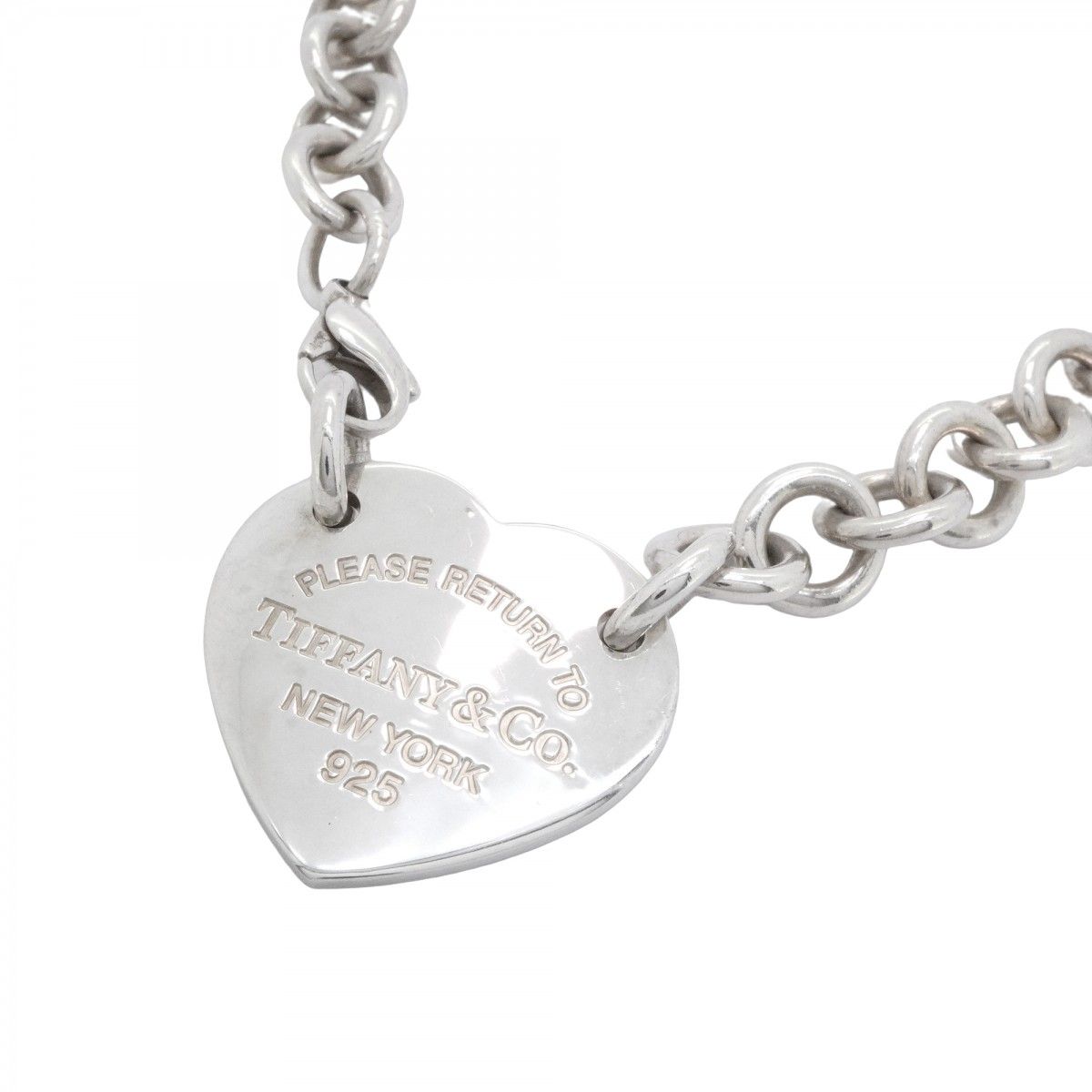 Tiffany & Co Choker Return Heart 925 Sterling Silver Necklace