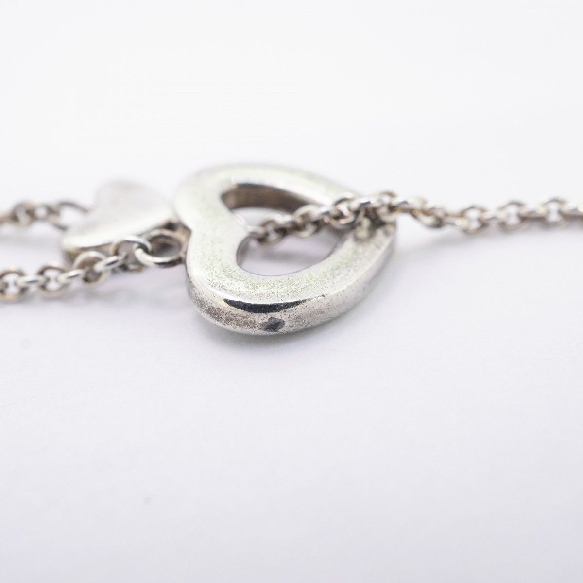 Tiffany & Co Necklace Heart Link Lariat 925 Sterling Silver — view 7