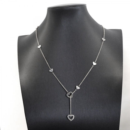 Tiffany & Co Necklace Heart Link Lariat 925 Sterling Silver — view 6